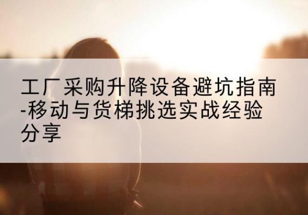 曲麻莱移动式升降机怎么选-工厂采购升降设备避坑指南-移动与货梯挑选实战经验分享